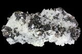 Quartz, Sphalerite & Pyrite Crystal Association - Peru #138165-2